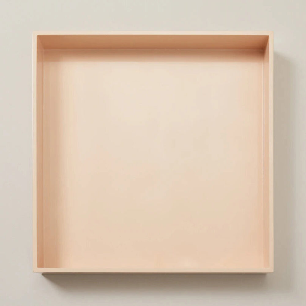 LARGE SQUARE LACQUER TRAY CITRUS